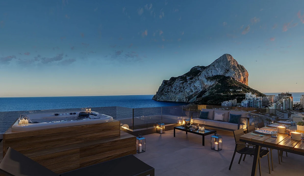 Апартаменты с солярием — Calpe — Арт. MVS4-1130